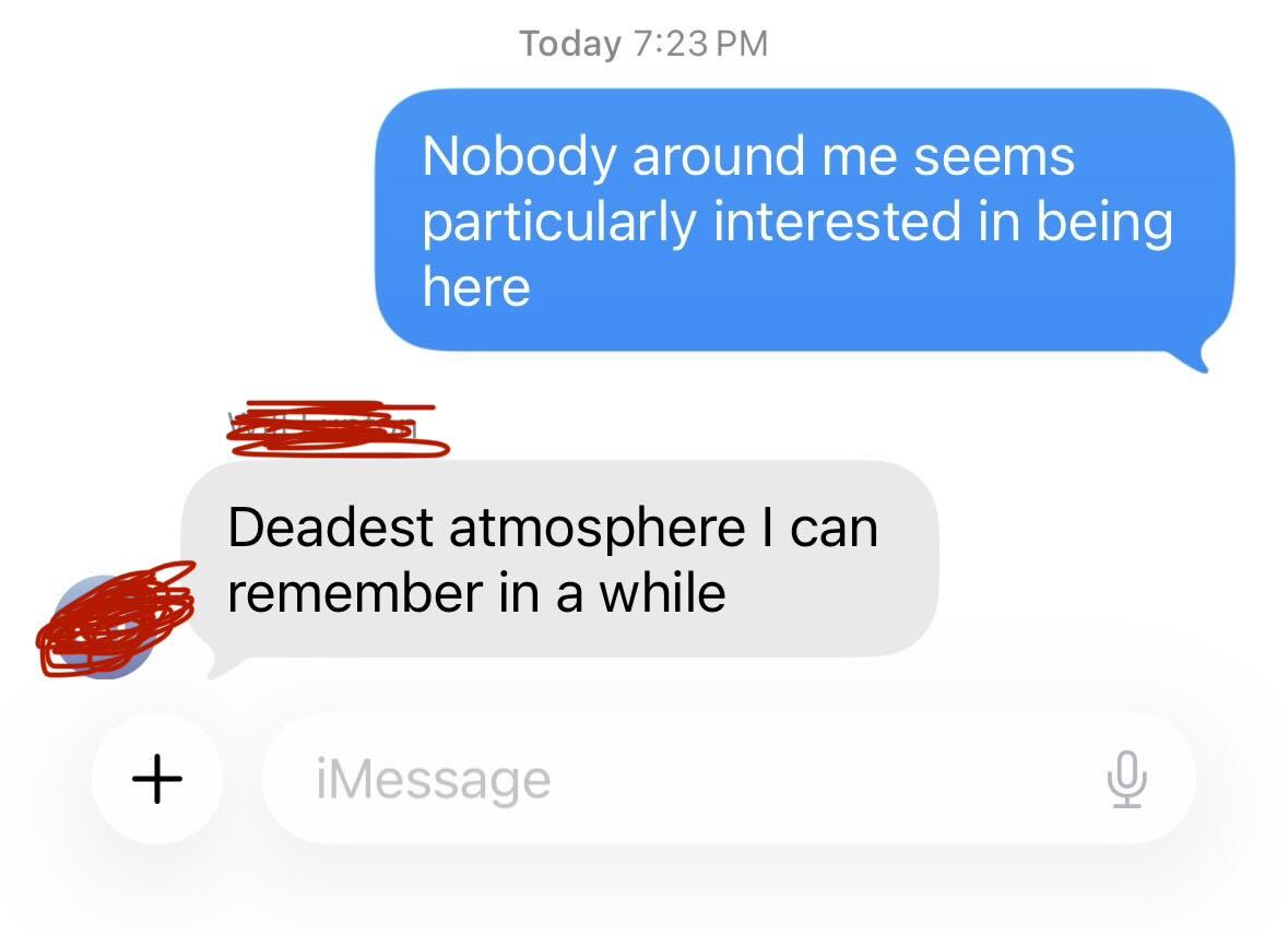 Group chat vibes are not good